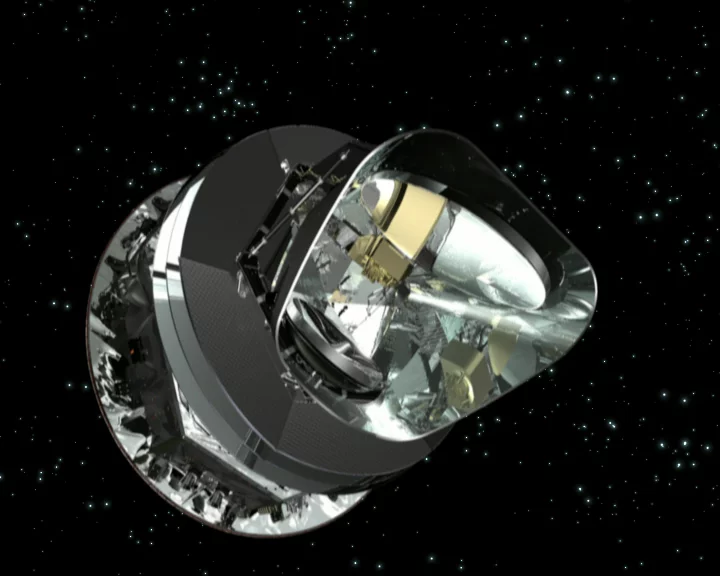 An artist's impression of the Planck space observatory (Image: ESA)