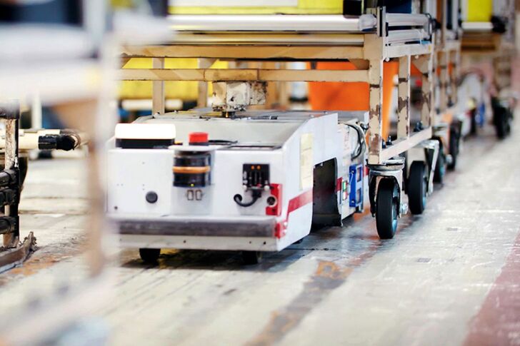 Nissan has announced that the automated guided vehicles used to deliver components to works at its car plants are now powered by second-life batteries from the first generation Leaf electric car