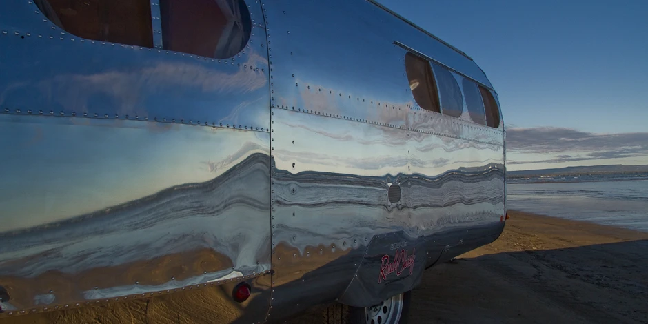 The current design is an update of the 1930s obsession with streamlining and polished metal