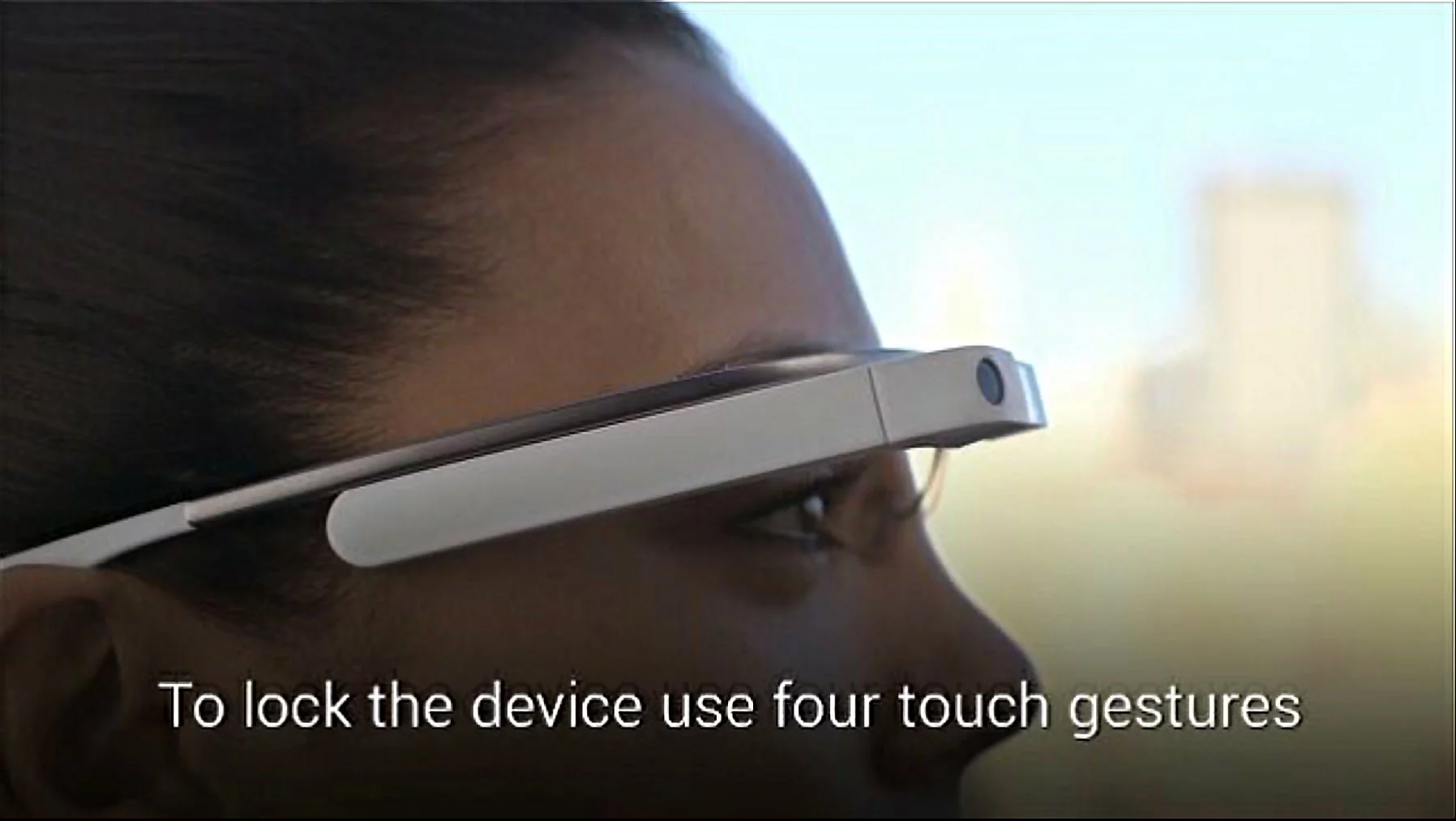 You'll need to pick four gestures to unlock your device (not to lock it, as Google's visual states)