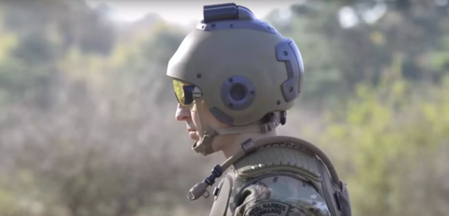 The FSV helmet has bone-conducting headphones