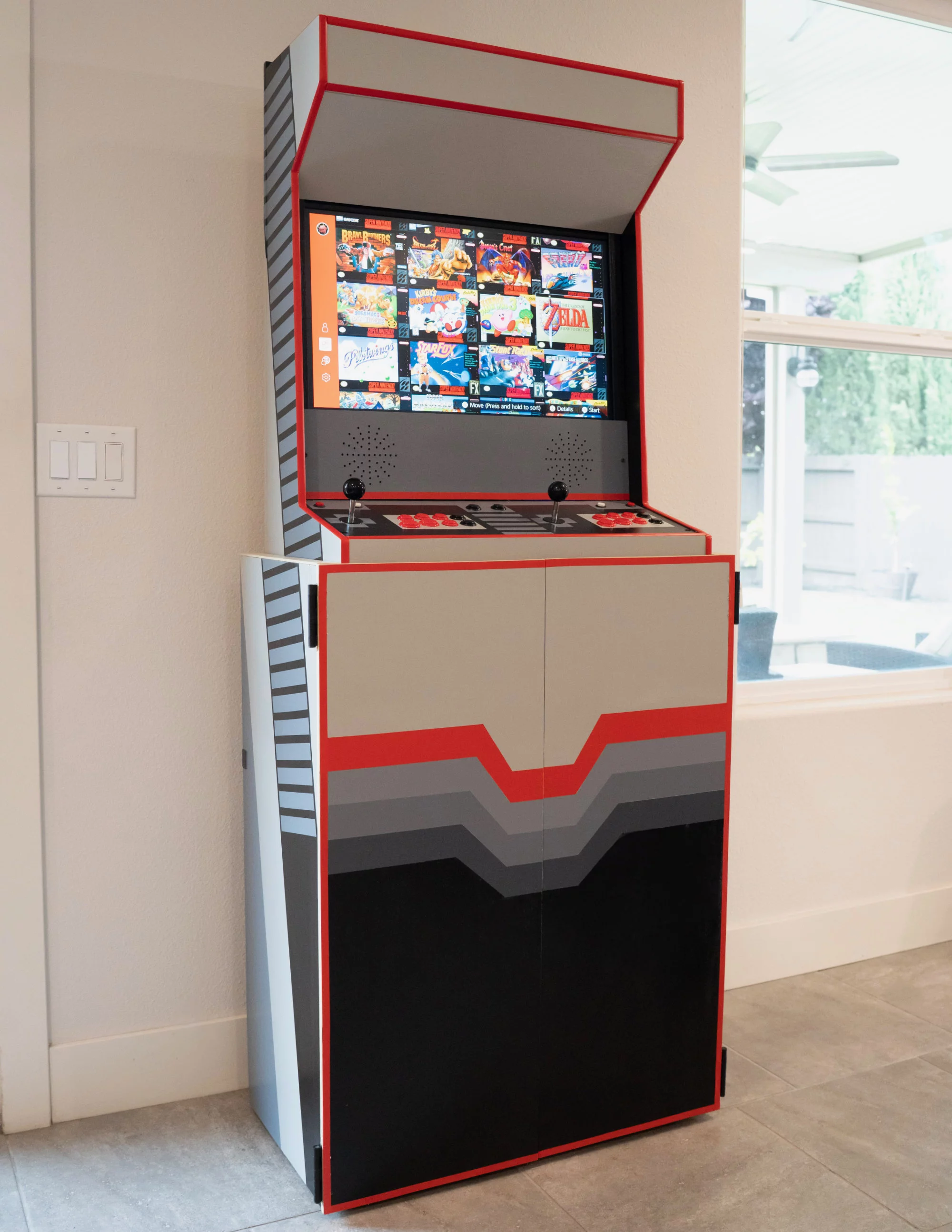Swap Arcade in full-on gaming mode