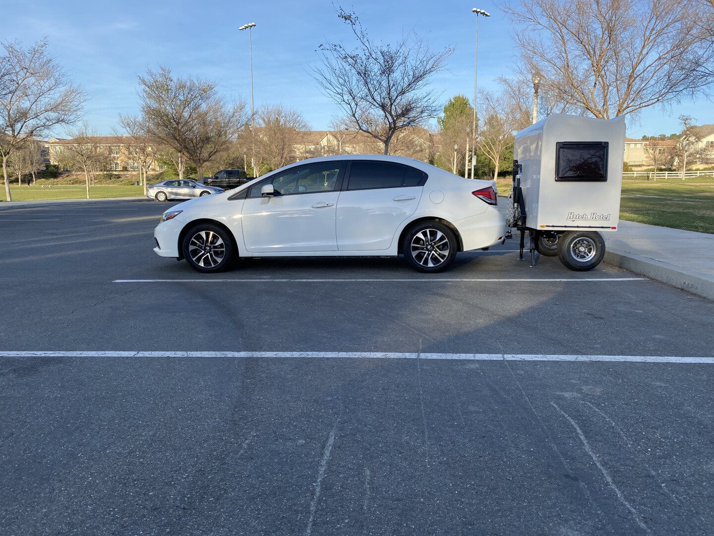 Tiny, telescoping Hitch Hotel camper gets its own trailer wheels