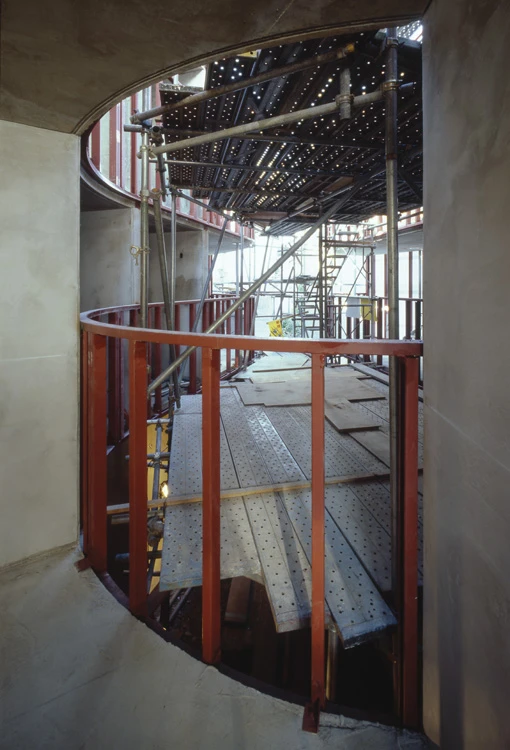 Photography of the apartment interiors reveal incredibly efficient if compact living spaces for one, and the interior layout of the block as a whole is a veritable rabbit warren of a design