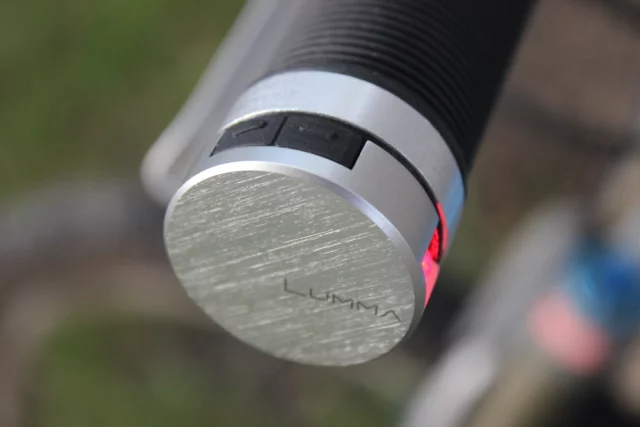 Lumma's lights are activated using rubberized switches