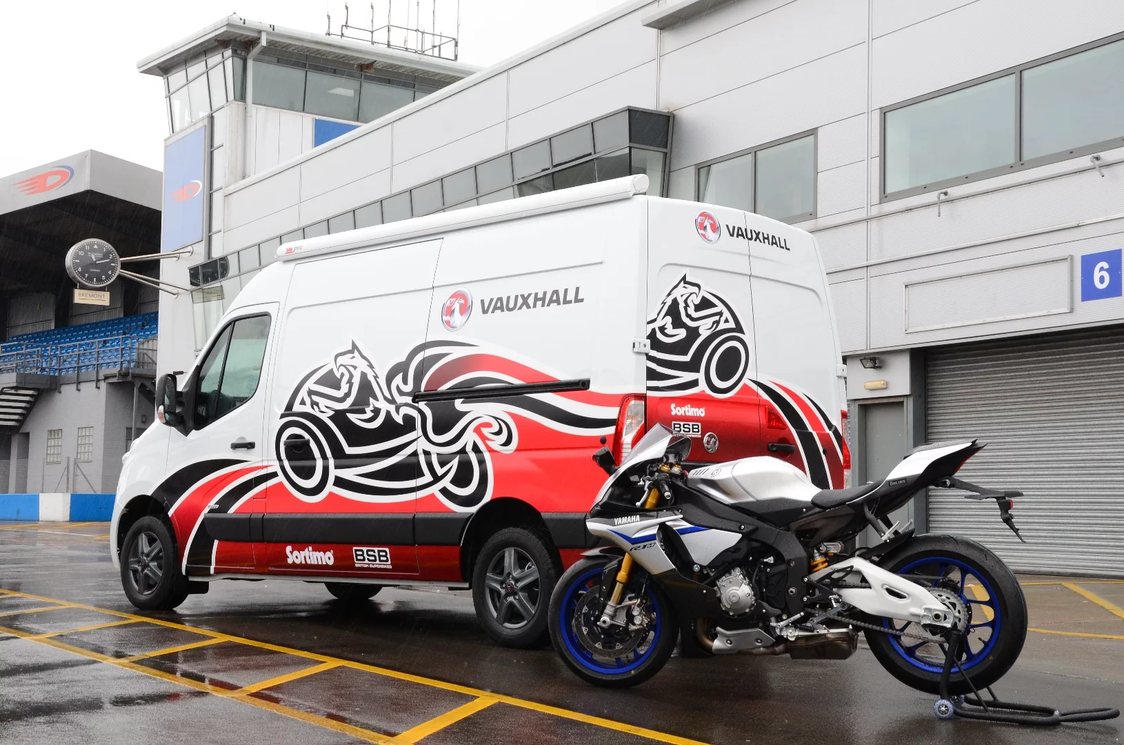 Vauxhall's Movano Race Van Concept with Yamaha YZF-R1M