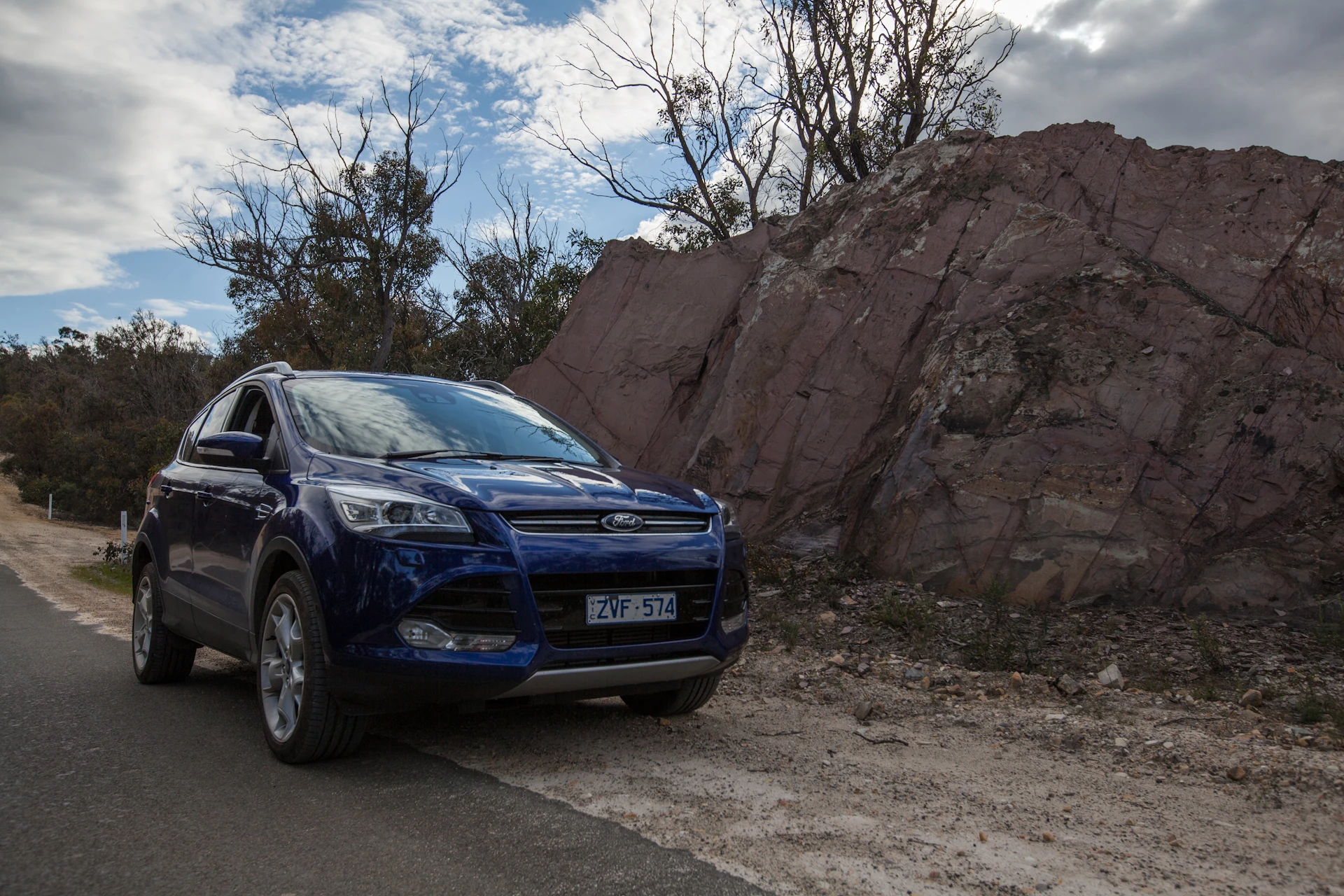 The Kuga is more than capable of navigating beyond the tarmac (Photo: Noel McKeegan/Gizmag.com)