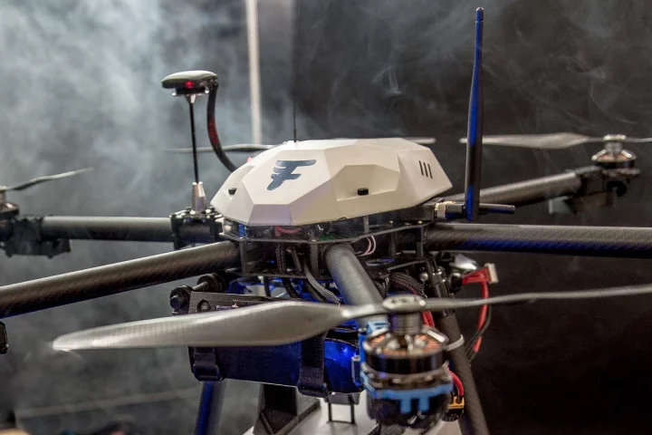 Flirtey drones made from carbon fiber, aluminium and 3D printed parts will complete the last leg are set to complete the first FAA-approved deliveries inside the US