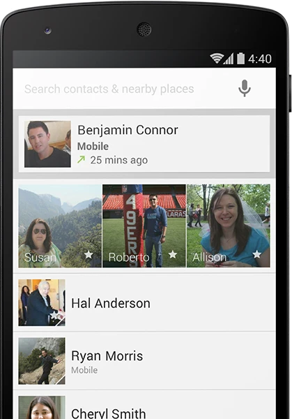 The new phone app