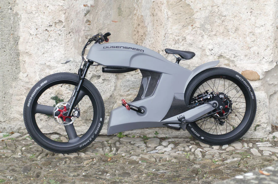 The Model 2 has a carbon fiber frame weighing 5.5 kg