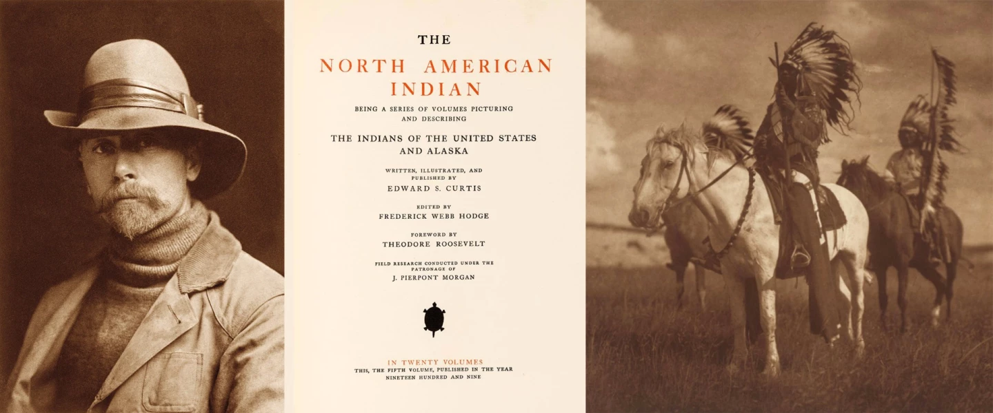The North American Indian was produced in 40 volumes between 1907 and 1930 by Edward S. Curtis (1868-1952) was one of the most expensive undertakings in the history of book production and one of the most comprehensive ethnographic records of any aboriginal people. According to author and critic A.D. Coleman, it is "an absolutely unmatched masterpiece of visual anthropology, and one of the most thorough, extensive and profound photograph works of all time."