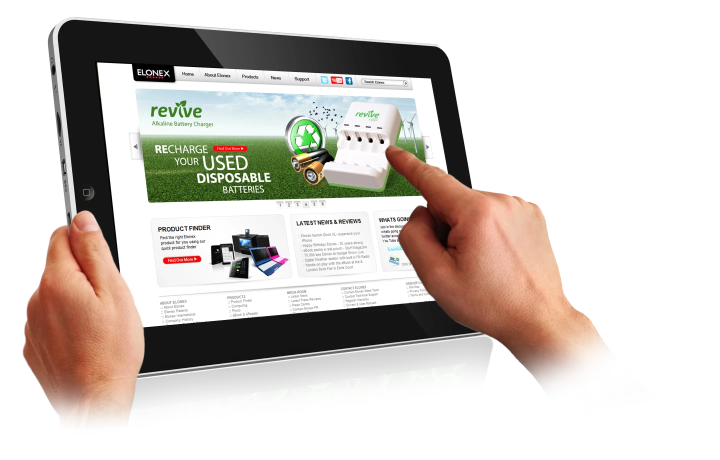 The 1000ET has a 10-inch LED-backlit, resistive touchscreen display with a resolution of 1024 x 600