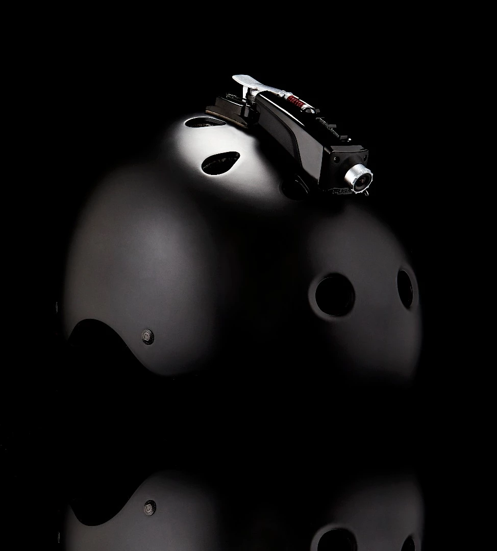 Fusar Mohawk skate helmet oblique view