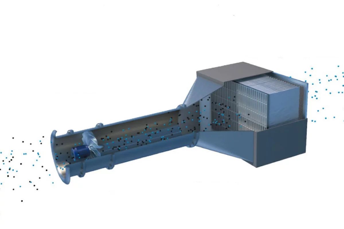 To combat air pollution, Envinity Group has developed a vacuum cleaner-like system that can scrub almost all particle pollutants out of the air