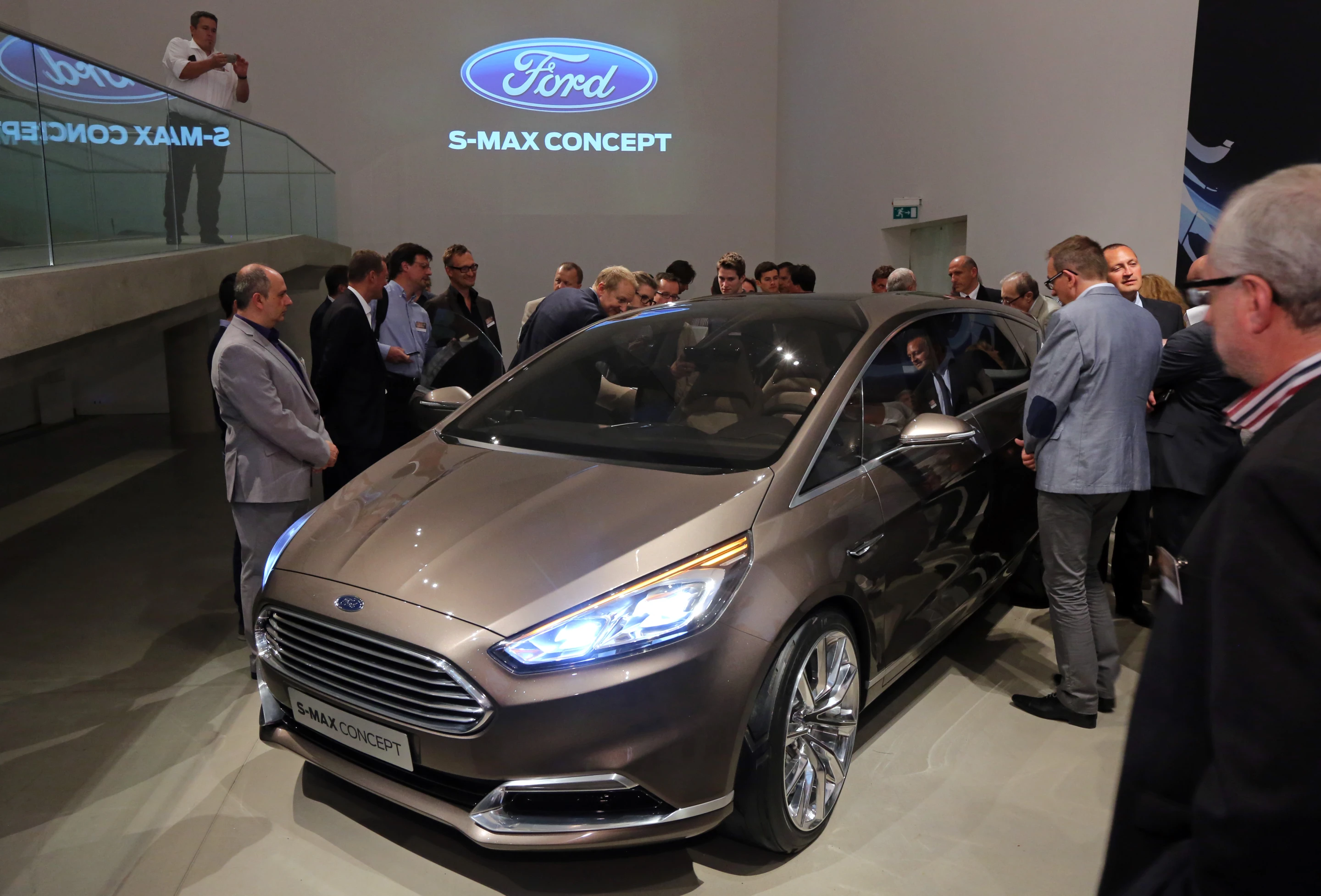 The Ford S-Max Concept unveiling to the media