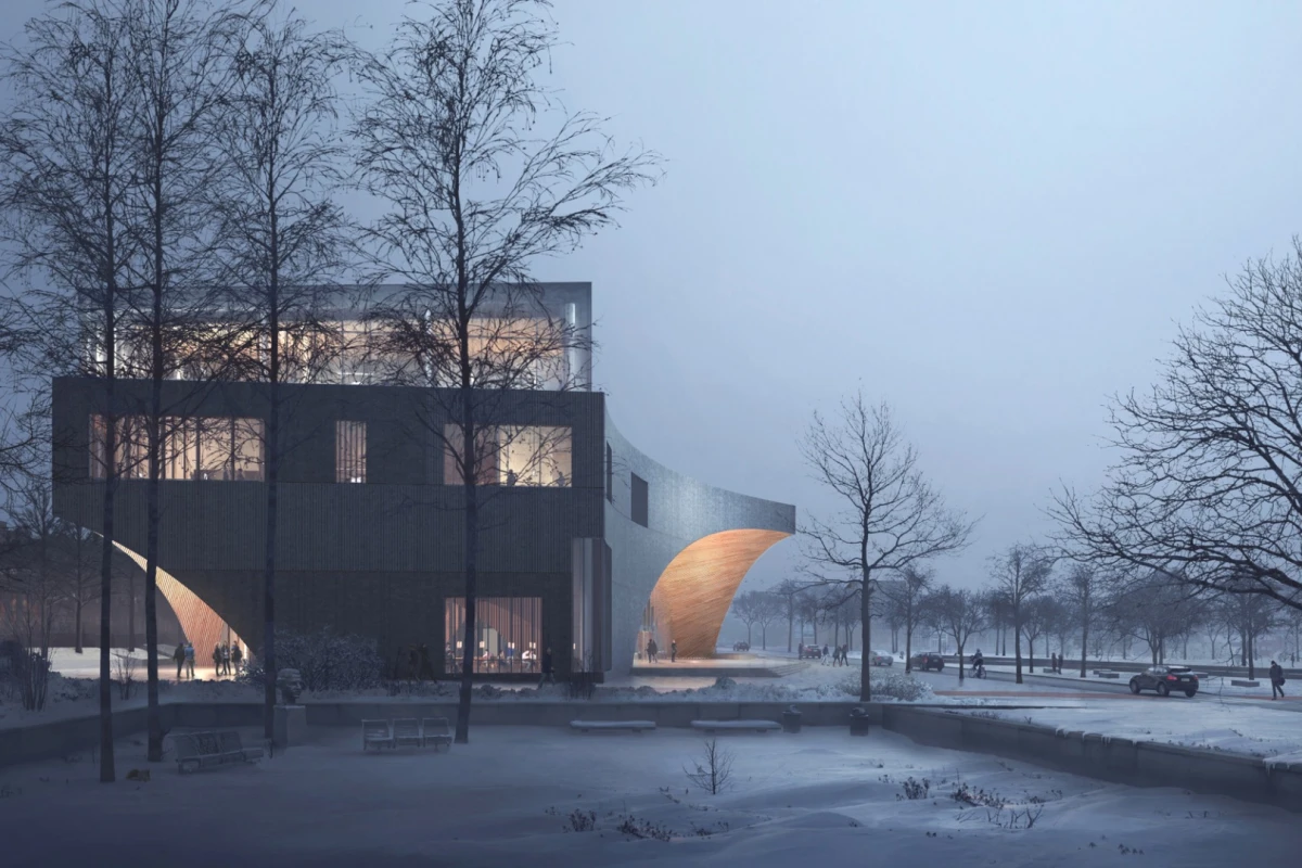 The Temple University Library is due to be completed in late 2018