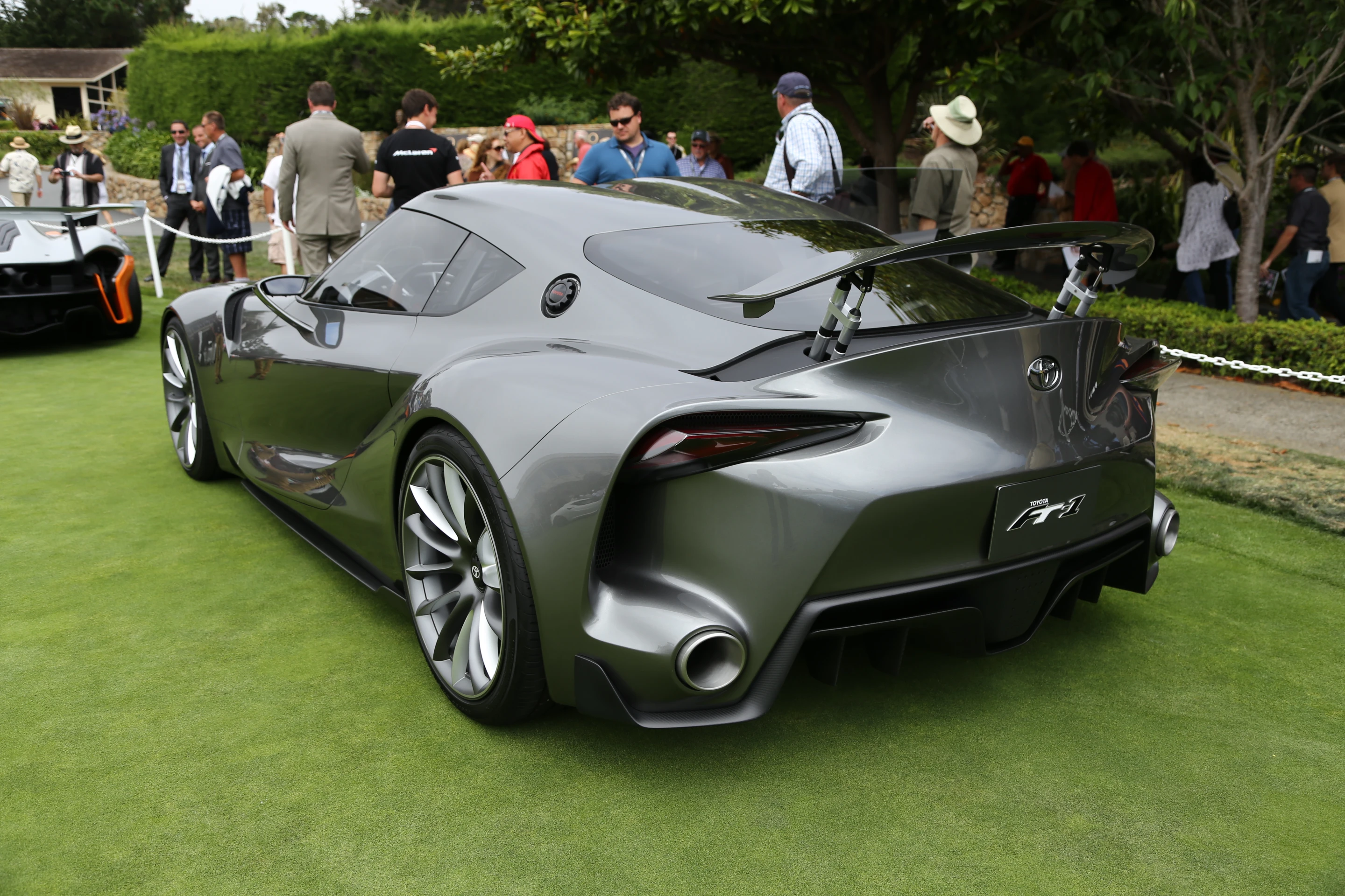 The new FT-1 in Pebble Beach (Photo: Angus MacKenzie/Gizmag)