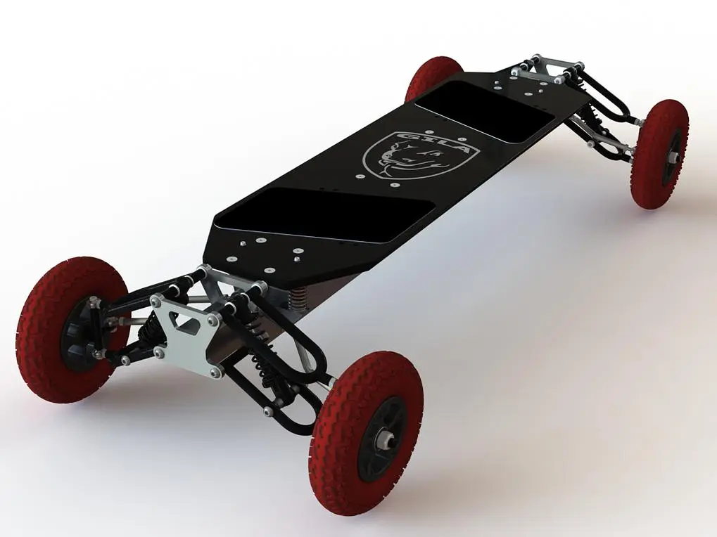 The Gila Board sports a unique fully-adjustable independent suspension system