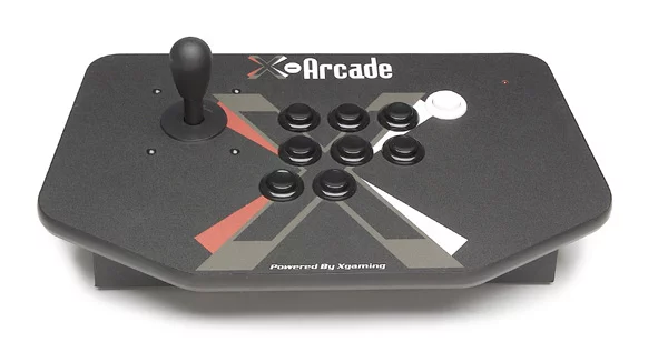 The X-Arcade Solo features nine buttons for authentic arcade play