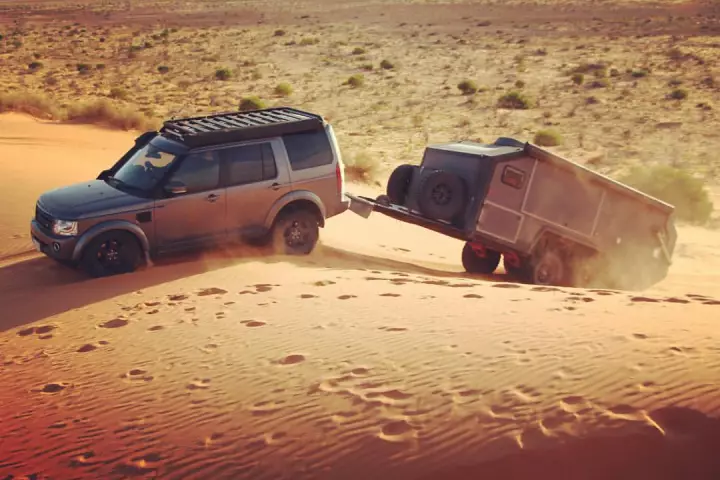 The Bruder EXP-6 appears to be one of the world's truly rugged, go-anywhere camping trailers