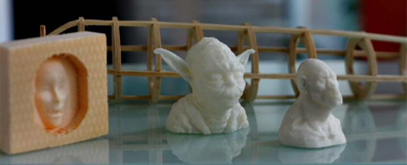 A range of products cut, milled, and printed with the FABtotum