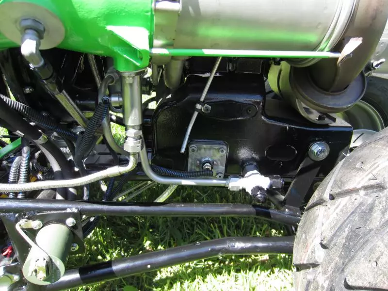 Jet Powered Junior Dragster engine detail