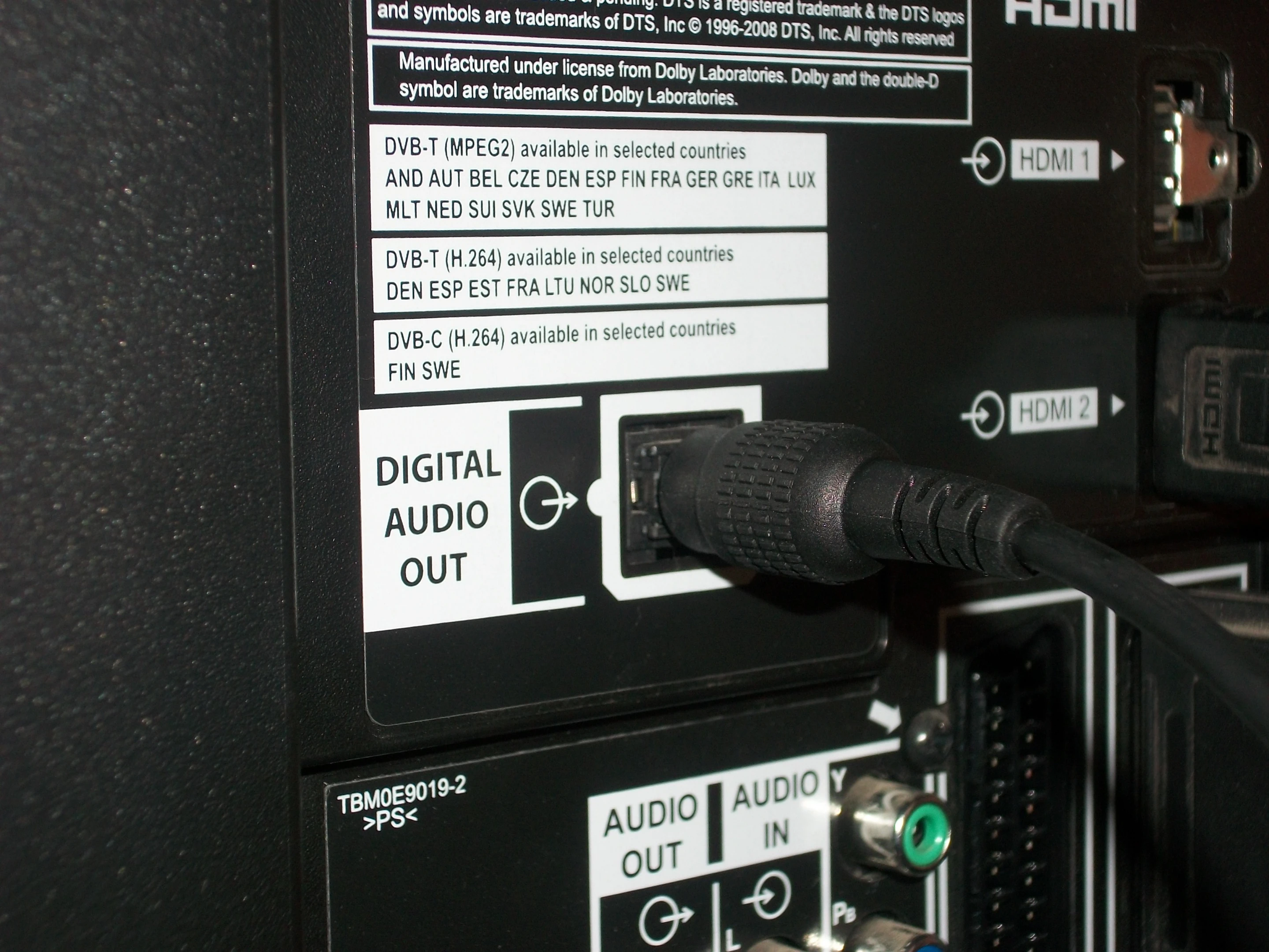 For this review, we took advantage of the optical audio port on our TV