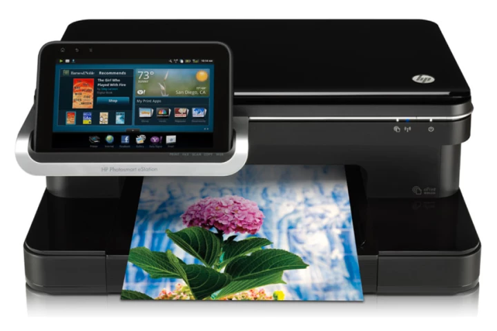 The Photosmart eStation All-in-One printer with detachable 7-inch Android tablet