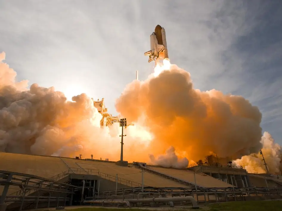 The Endeavour space shuttle (seen here in a previous mission) is currently on its final flight, and the second-last flight of the entire shuttle program (Photo: NASA)