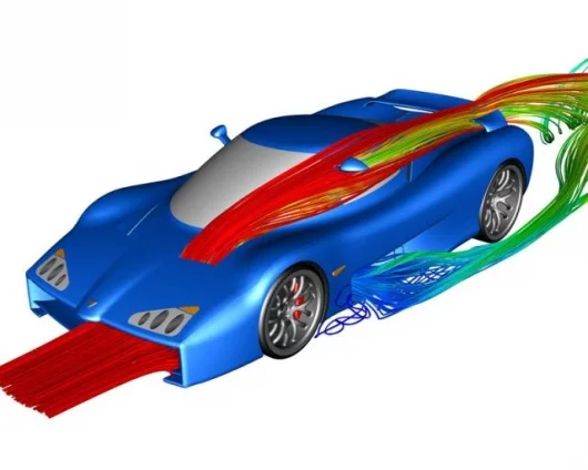 Some of the first images released of the EOS show the aerodynamic efficiency of the vehicle