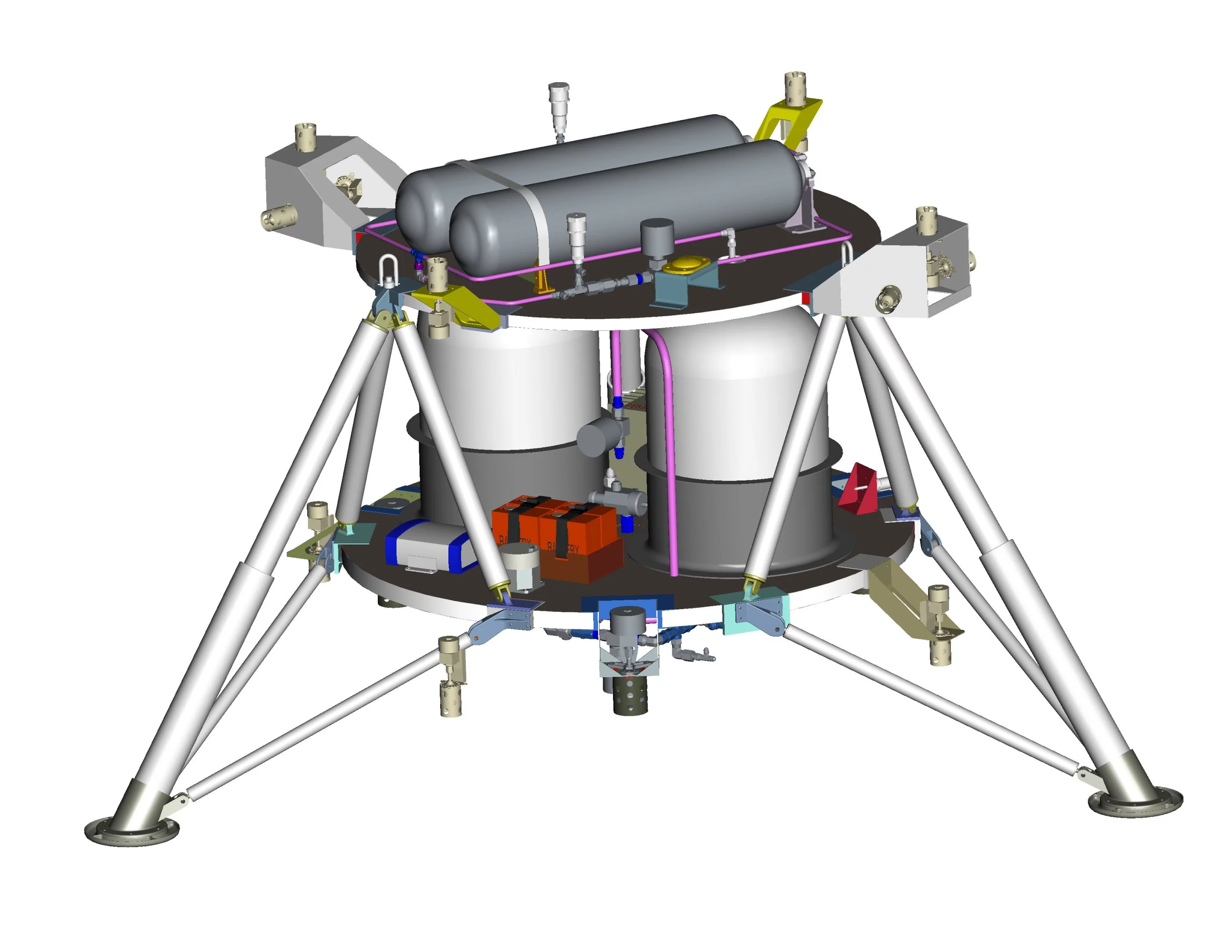 Details of the Mighty Eagle's design (Image: Johns Hopkins University Applied Physics Laboratory)