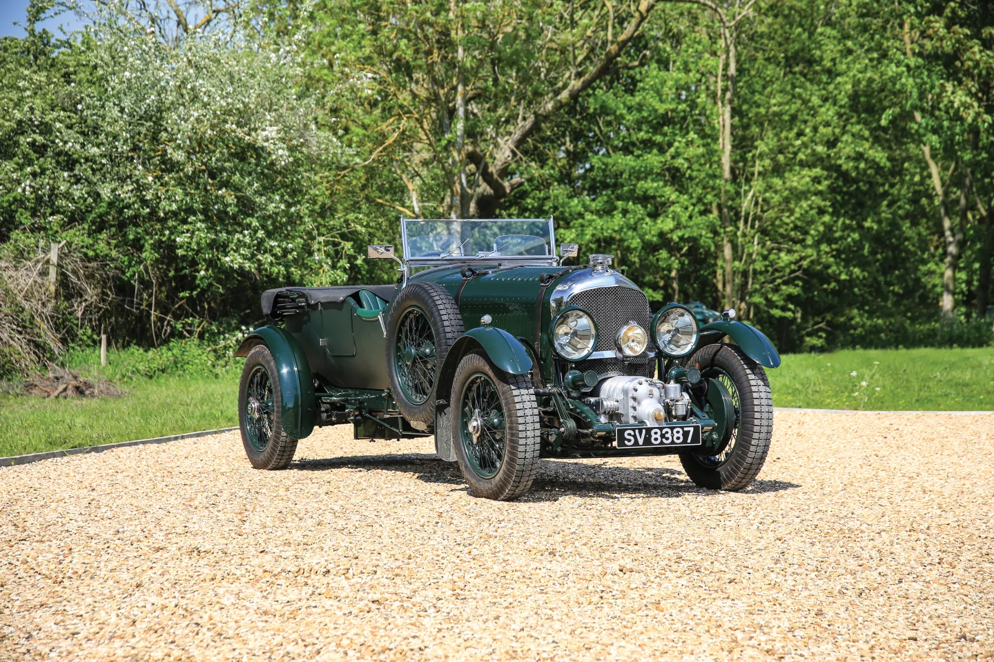 2018 Monterey Car Week Auction Report | 1929 Bentley 4½-Litre Supercharged Tourer Recreation by Graham Moss | Estimate: from $550,000 to $750,000 | Failed to reach reserve price. High bid: $500,000 | Auction: RM-Sothebys | Lot 213 | Official Description