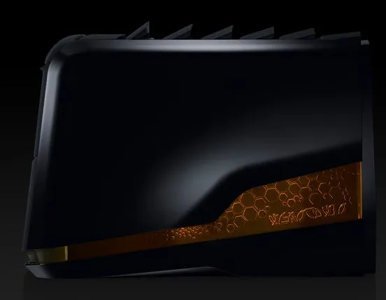 Alienware Aurora can be configured with a choice of powerful GPUs including AMD Radeon HD 6870, HD 6950, NVIDIA GeForce GTX 560 Ti, GTX 580, or GTX 590
