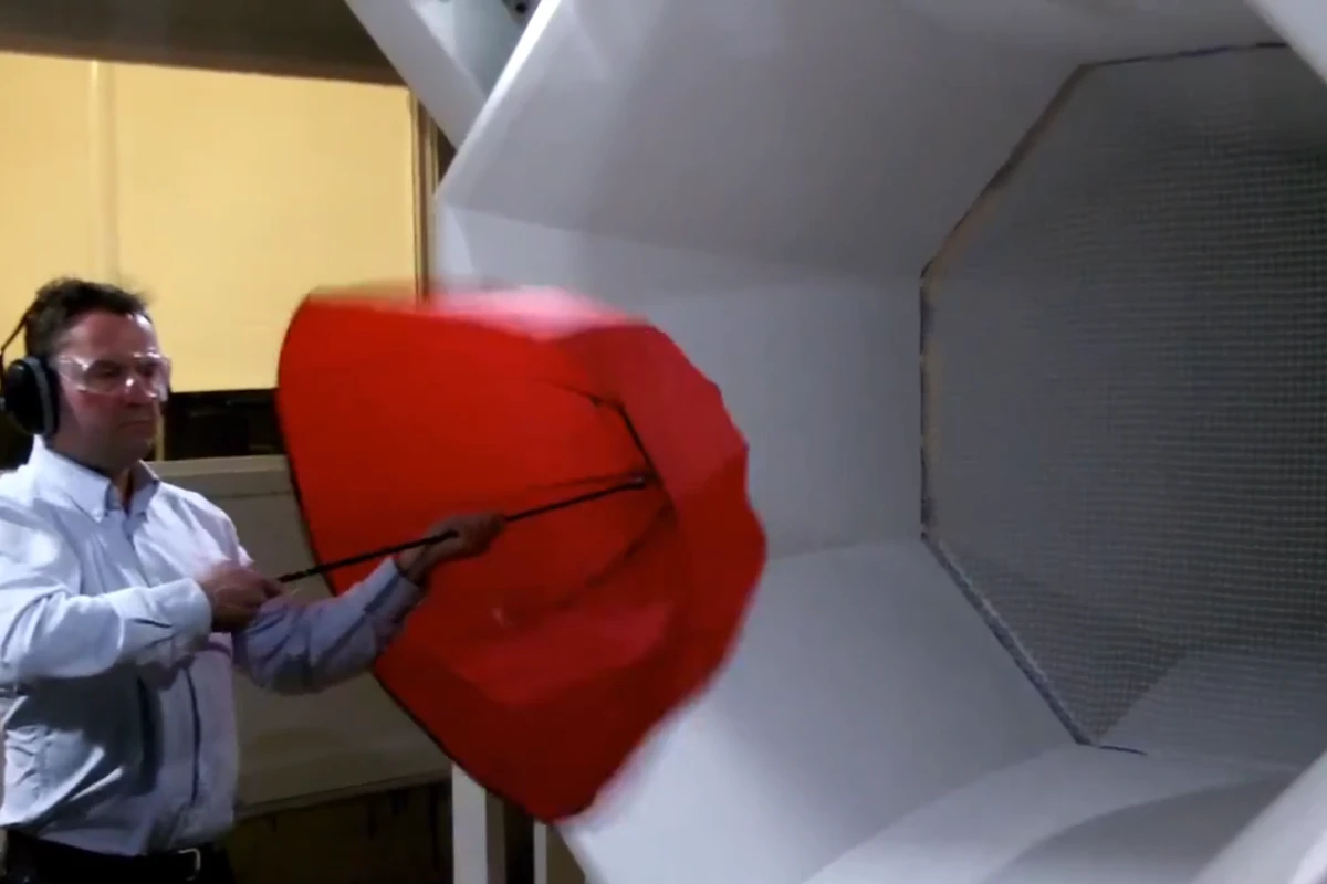 Rainshader has been tested in a wind tunnel up to gale force 7