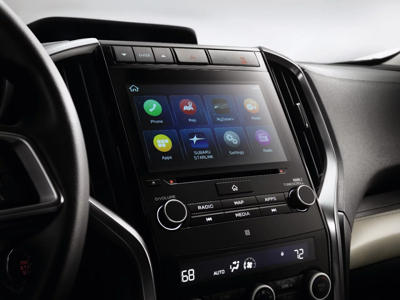 Also debuting inside the new Ascent is Subaru’s latest infotainment and STARLINK multimedia system