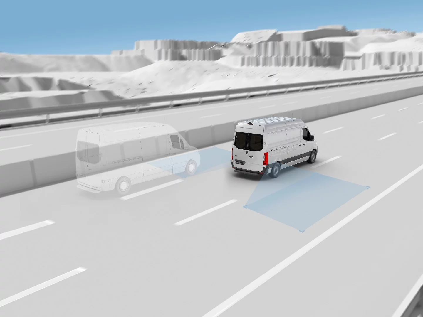 The 2019 Mercedes Sprinter comes with a host of new safety features including active brake assist and lane keeping assist