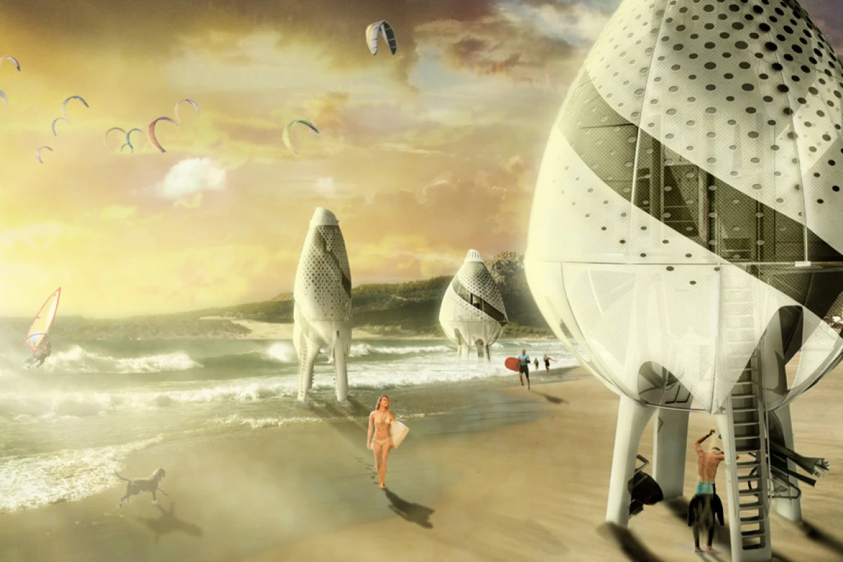 Surftopia by Eduardo Camarena Estébanez and María Urigoitia Villanueva received Special Recognition in this year's Laka Competition