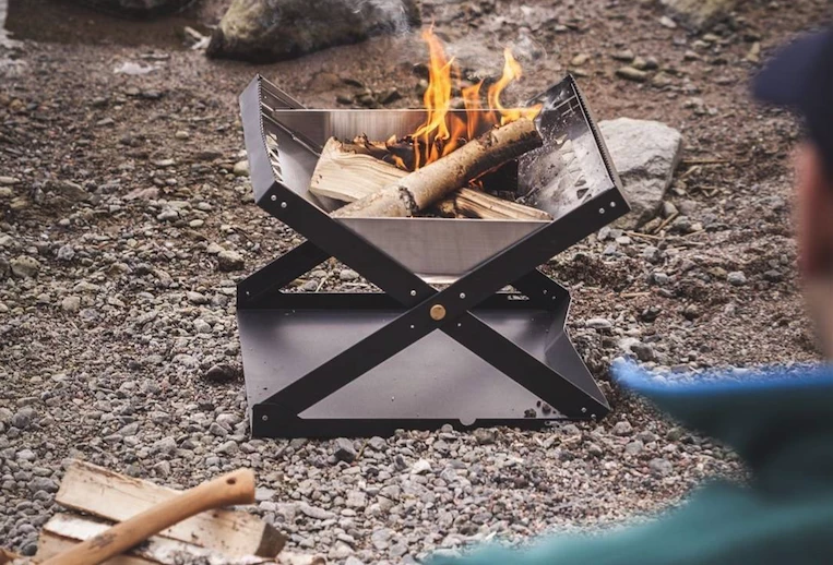 The Primus Kamoto fire pit is large and sturdy enough for home, light and portable enough for anywhere