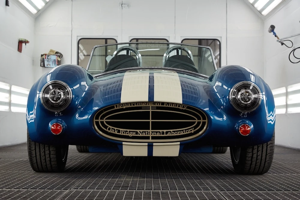 The ORNL Shelby Cobra front view