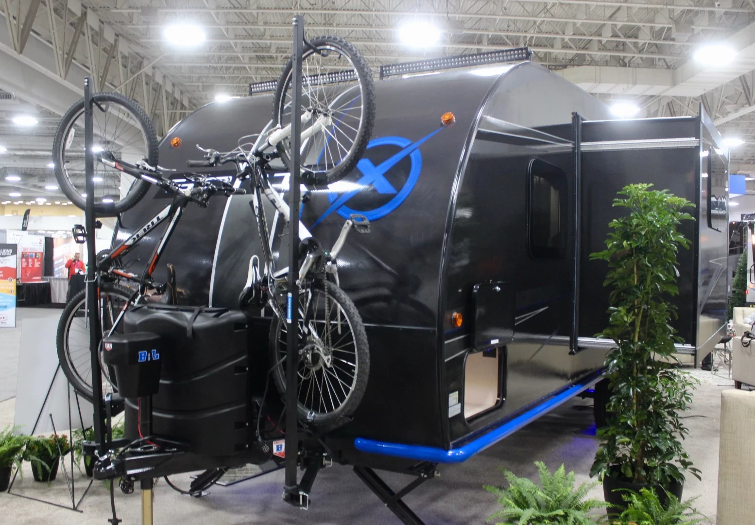 A bike carrier up front