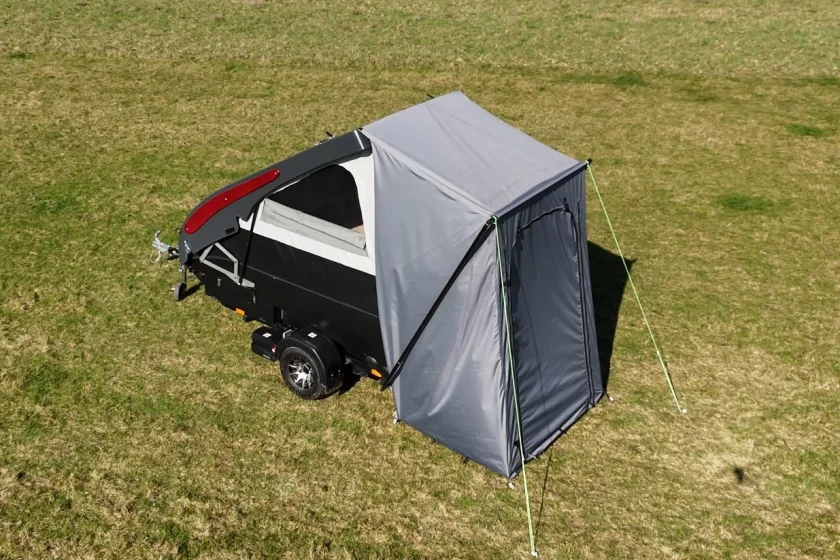 The Wheelhome Dashaway ECT series is designed to set up in a matter of minutes