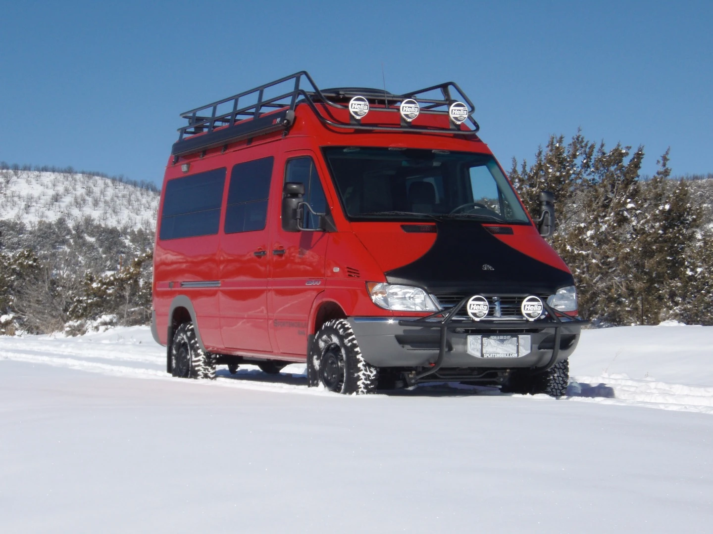 This 2006 Sprinter 4x4 done by Sportsmobile was meant to be the first in a series of conversions but ended up being a one-off