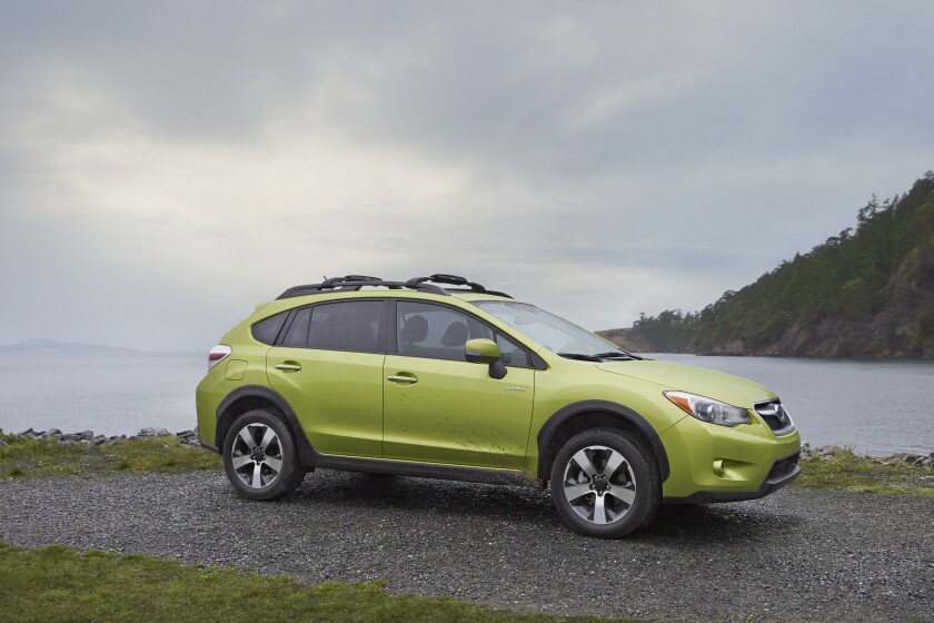 The XV Crosstrek Hybrid maintains the same ground clearance as the gas version