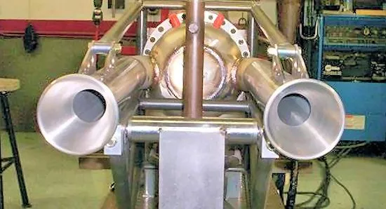 A close look at the business end of Glenn Brittian's rocket motorcycle (Photo: Glenn Brittian)