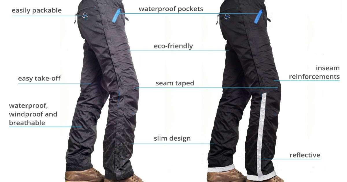 Waterproof pants change as quickly as the weather