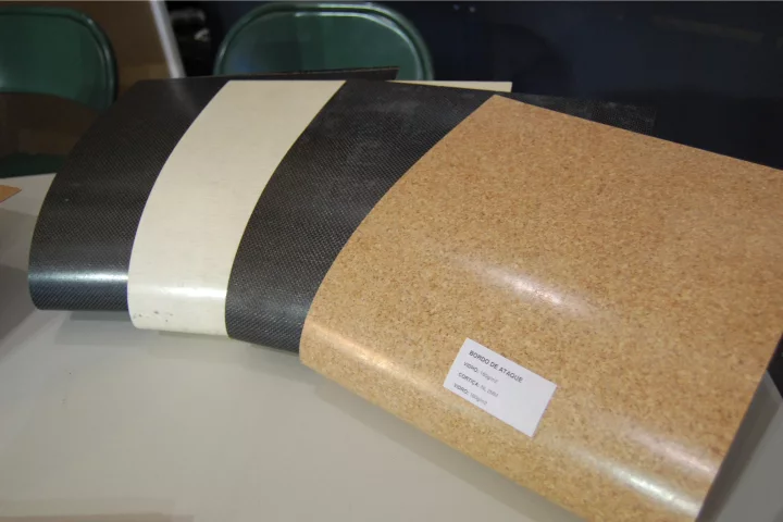 The AEROCORK cork composite material (Photo: Paul Ridden)