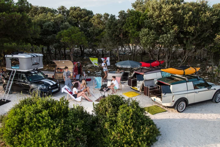 MINI's Clubvan Camper, Cowley and Countryman ALL4 Camp concepts