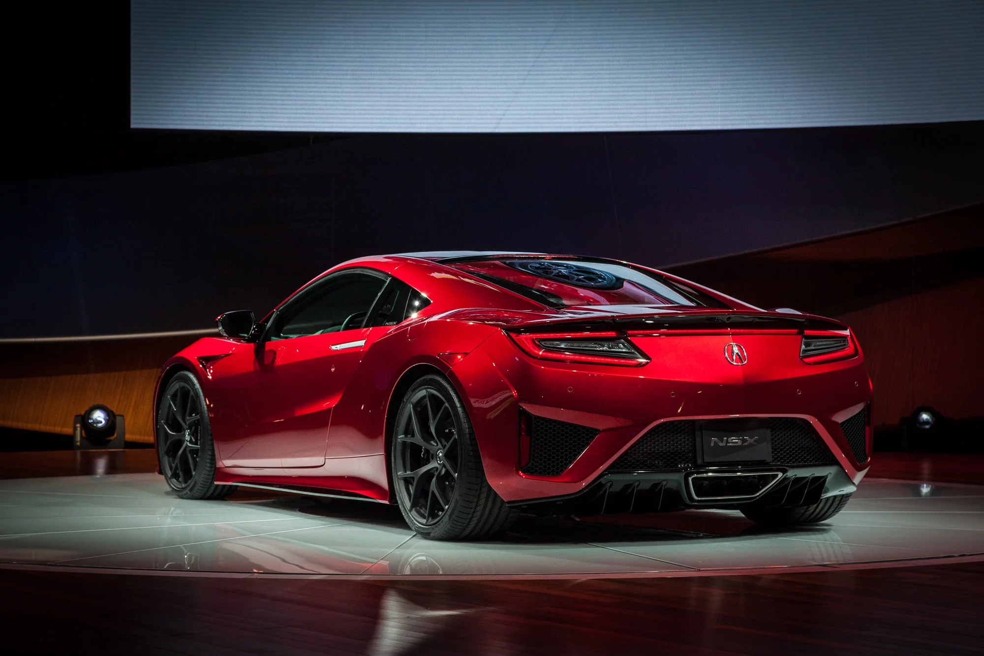 The production spec Acura NSX Version 2.0