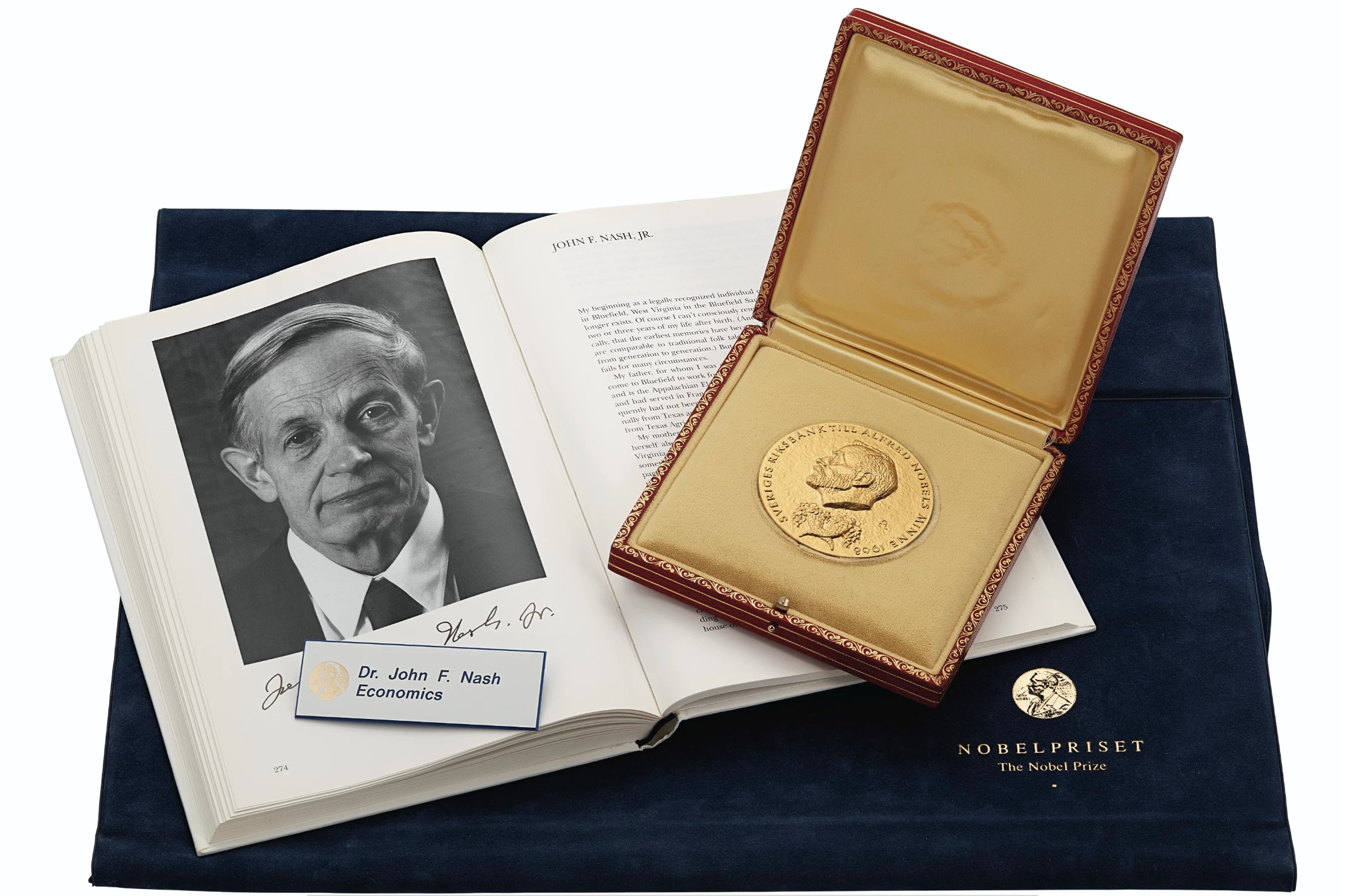 John Forbes Nash Junior (A Beautiful Mind) 1994 Nobel Prize in Economic Sciences