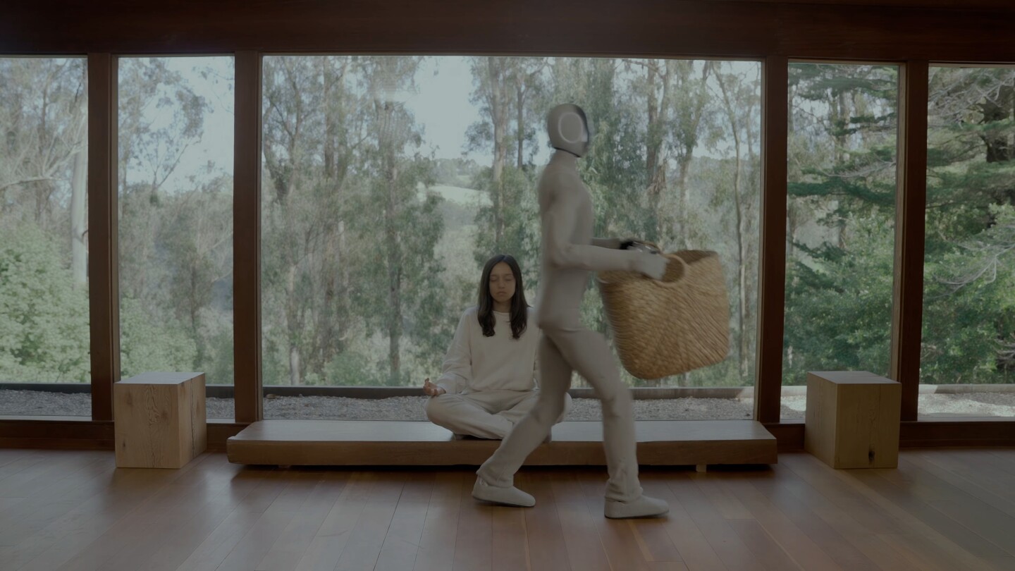 Neo Gamma quietly does laundry while you have time to sit in Lotus Pose and meditate